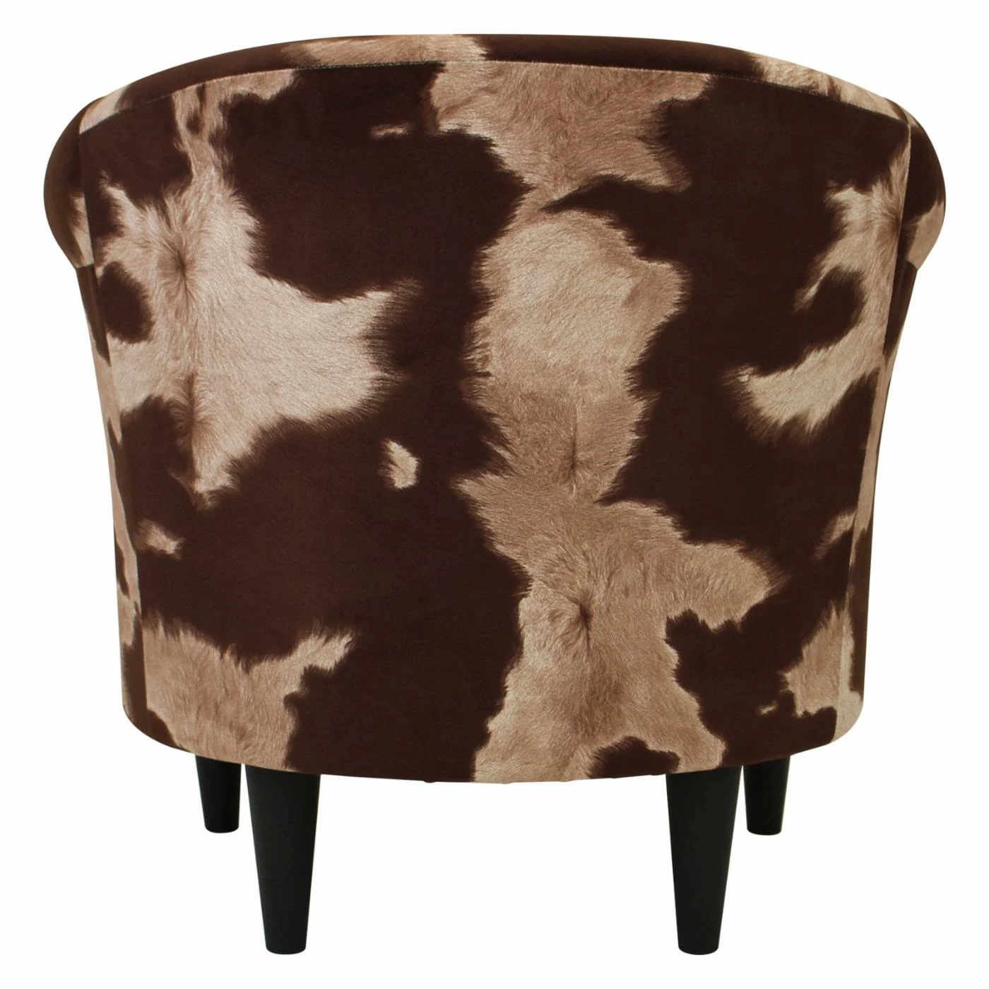 Promo π Barrel Chairs Fox Hill Savannah Cow Hide Print Club Chair π - Image 3
