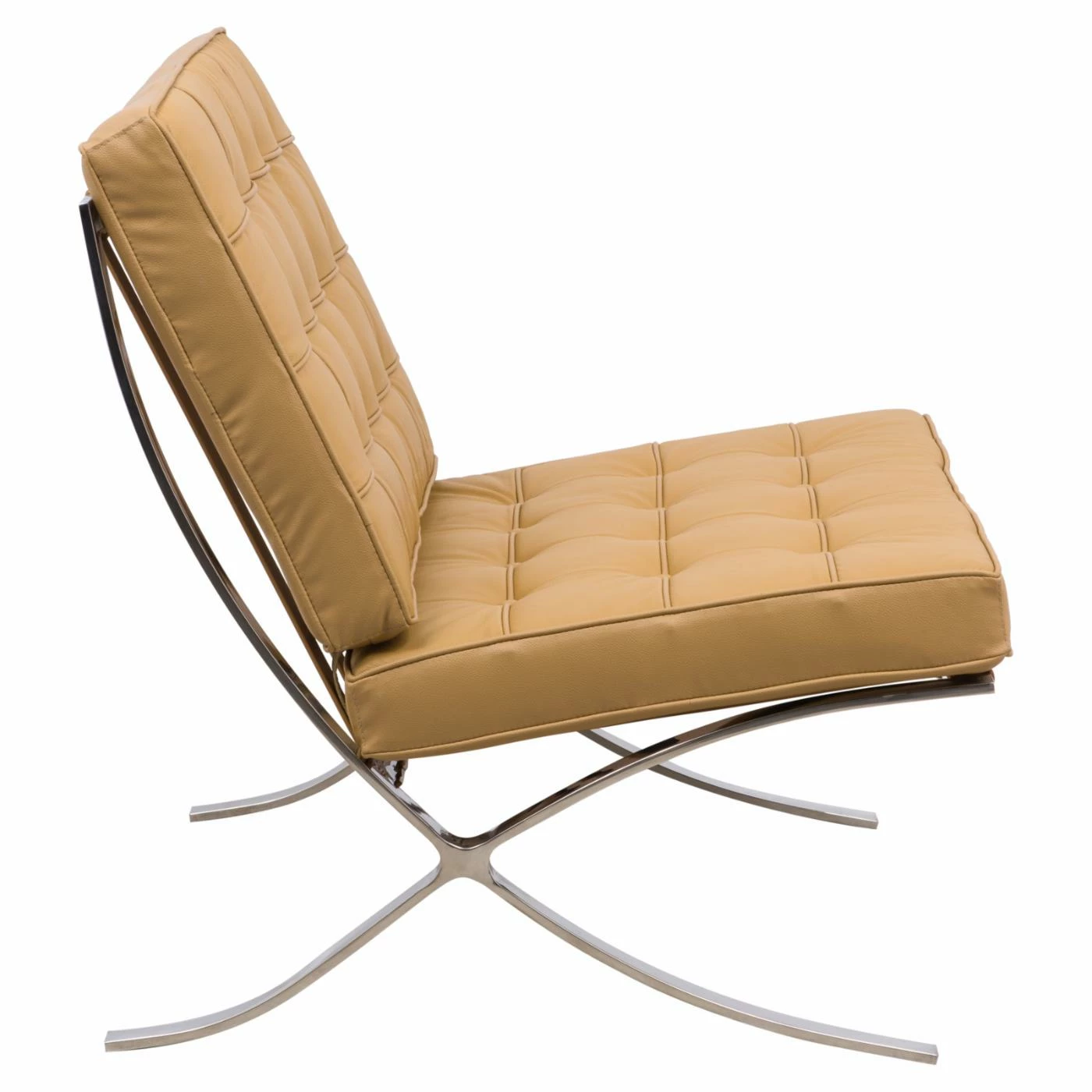 Best deal ๐ Armless Chairs LeisureMod Bellefonte Pavilion Leather Chair And Ottoman ๐ - Image 3