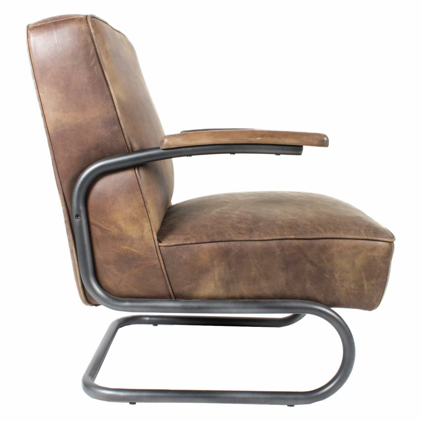 Budget ๐ Moes Home Collection Arm Chairs Moe's Home Collection Perth Leather Arm Chair - Light Brown ๐ - Image 3