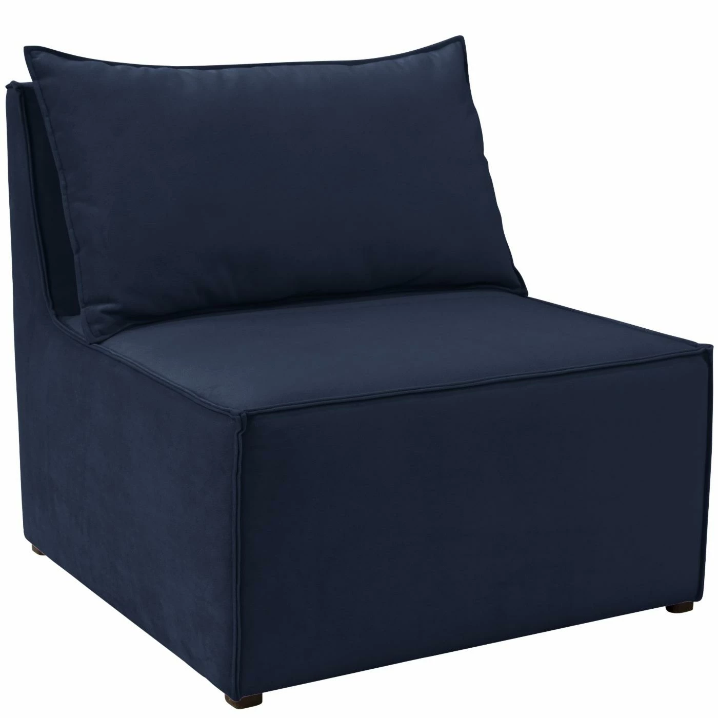 Promo ๐ฅ Armless Chairs Skyline Furniture French Seamed Velvet Sectional Armless Chair ๐ - Image 2
