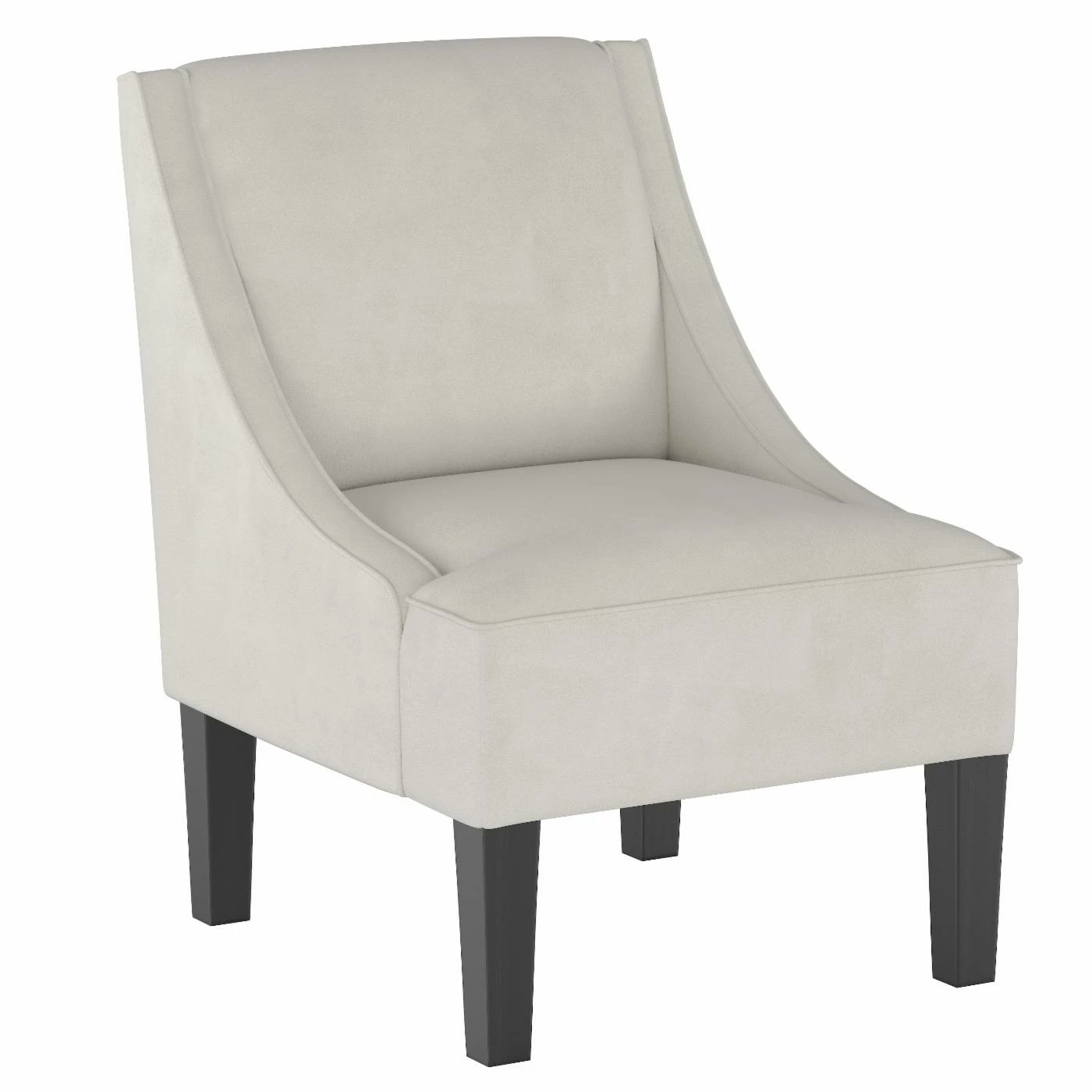 Discount โญ All Other Brands Armless Chairs Upholstered Swoop Arm Accent Chair โญ - Image 2
