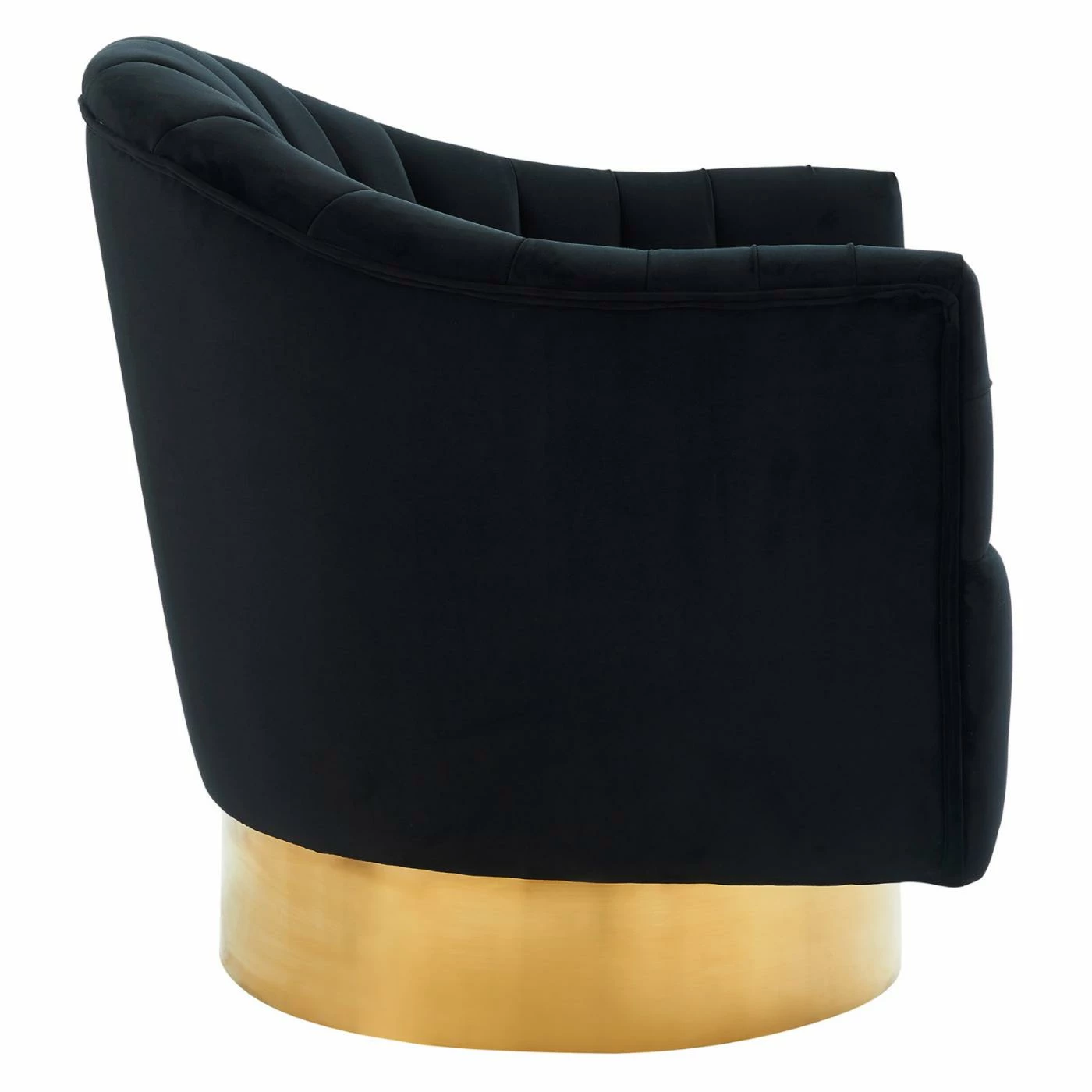 Coupon ๐ Barrel Chairs !nspire Swivel Velvet Accent Chair ๐ - Image 3