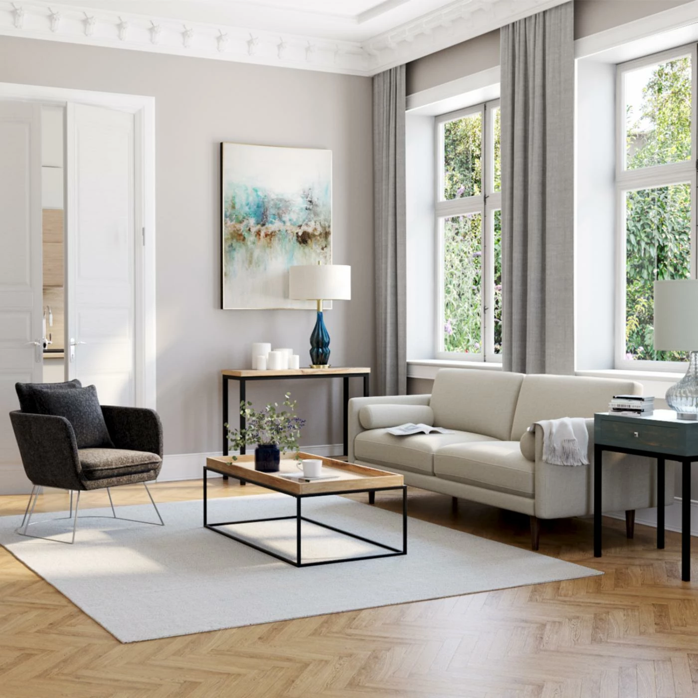 Buy ๐ Arm Chairs Adesso Stanley Accent Chair With Arms ๐ - Image 2