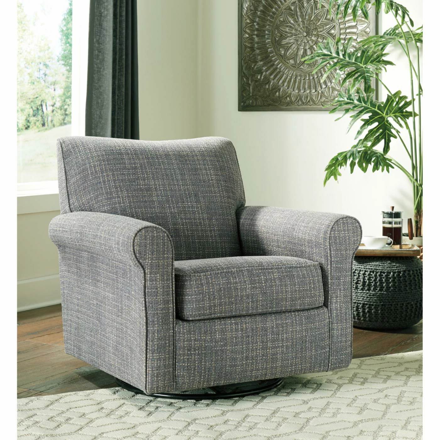 Wholesale π Arm Chairs Signature Design By Ashley Renley Swivel Glider Accent Chair π - Image 2