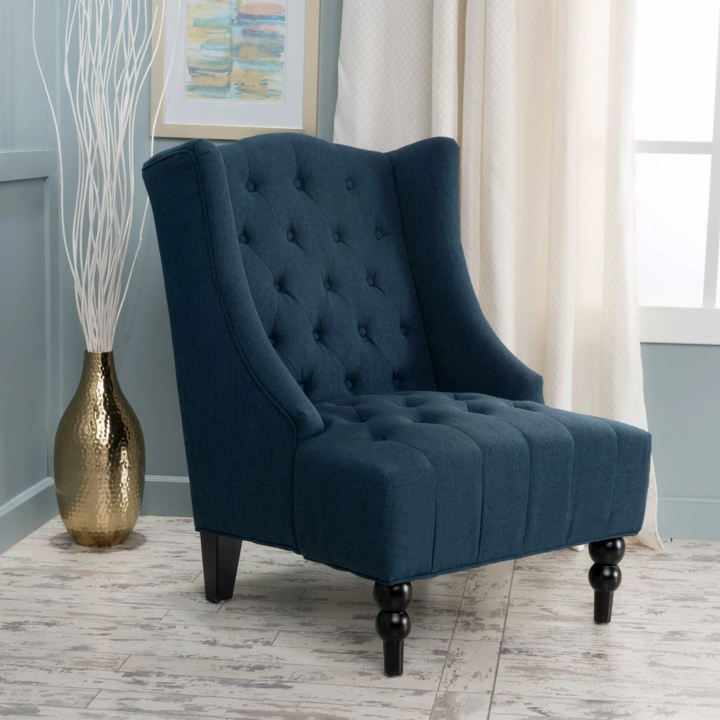Hot Sale ๐ Best Selling Home Wingback Chairs Rotherham Fabric Club Chair ๐ฅฐ - Image 2