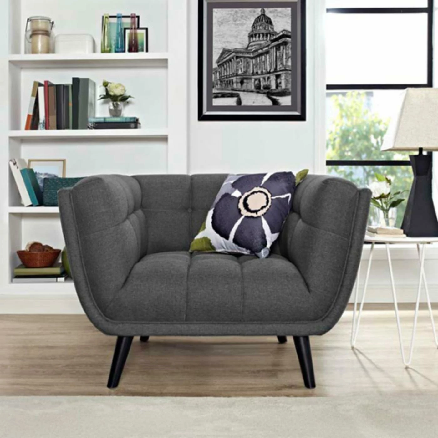 Best Sale π Arm Chairs Modway Bestow Upholstered Fabric Armchair π₯° - Image 2