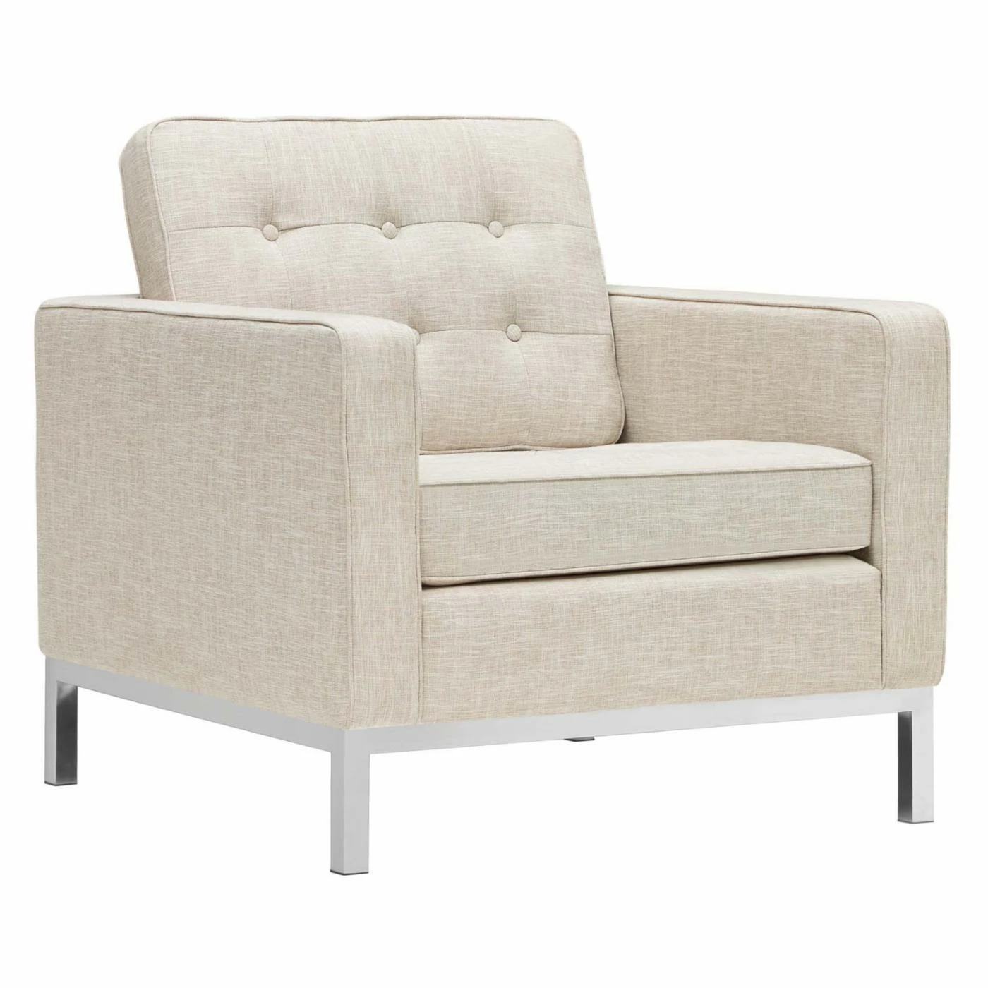 Brand new โ๏ธ Modway Loft Upholstered Fabric Arm Chairs - Set Of 2 ๐ฏ - Image 2