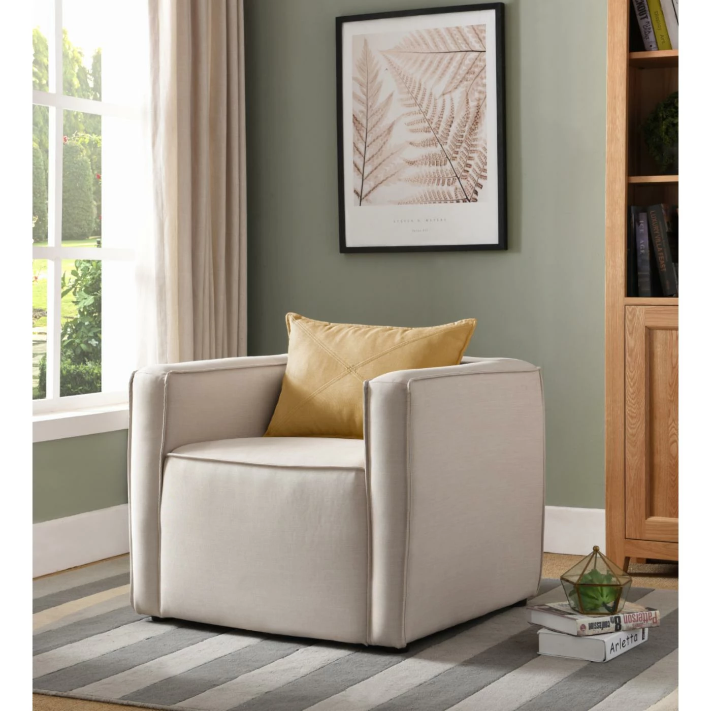Outlet ๐ Arm Chairs HN Home Robins Modern Farmhouse Accent Chair ๐ - Image 2