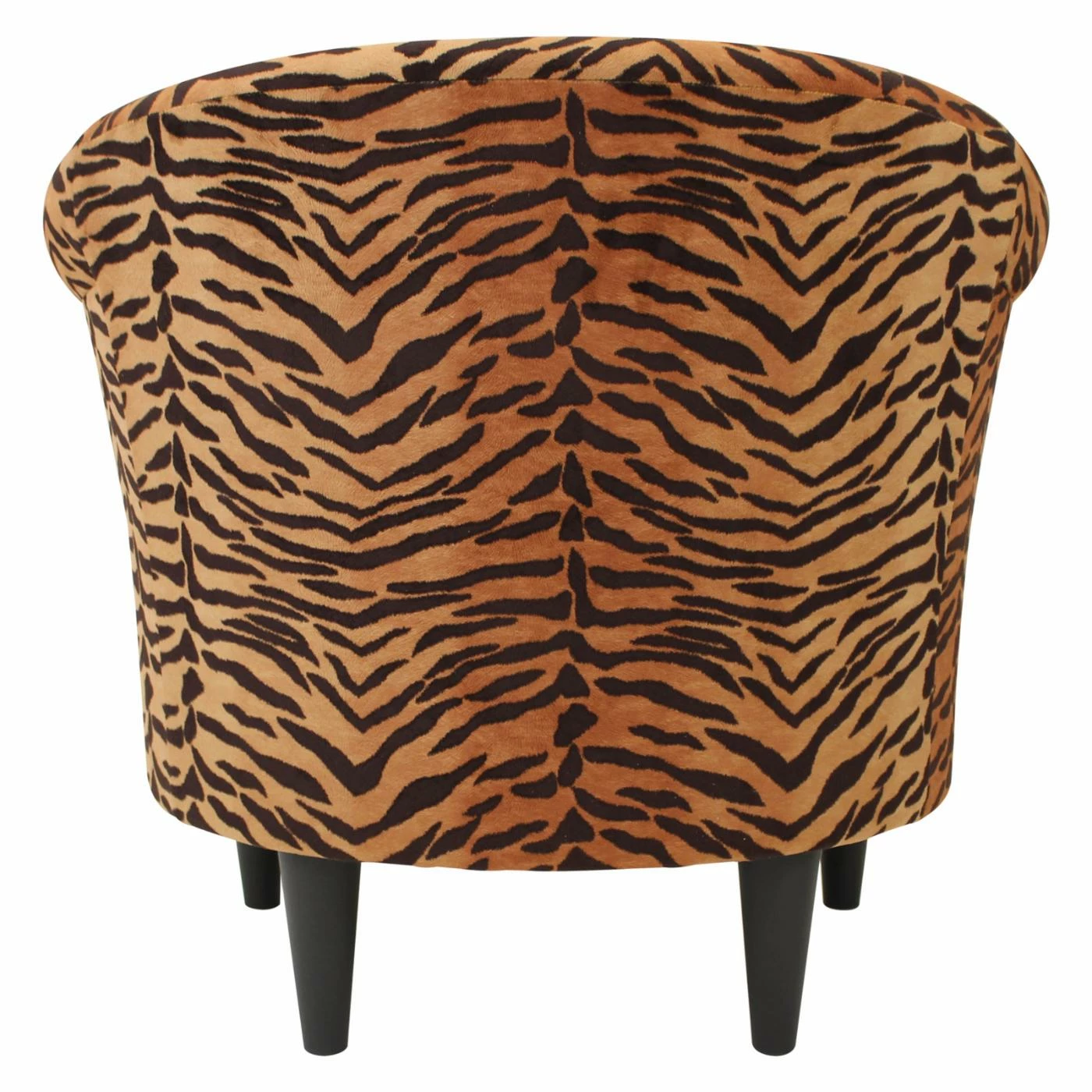 Discount π Barrel Chairs Fox Hill Nikole Tiger Print Club Chair π― - Image 2