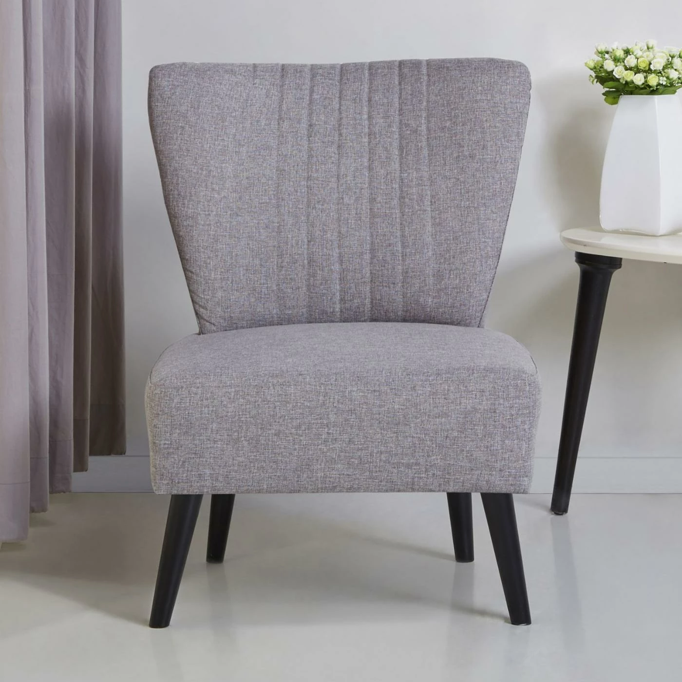 Outlet 🤩 Armless Chairs Gold Sparrow Fontana Armless Accent Chair ✨ - Image 2