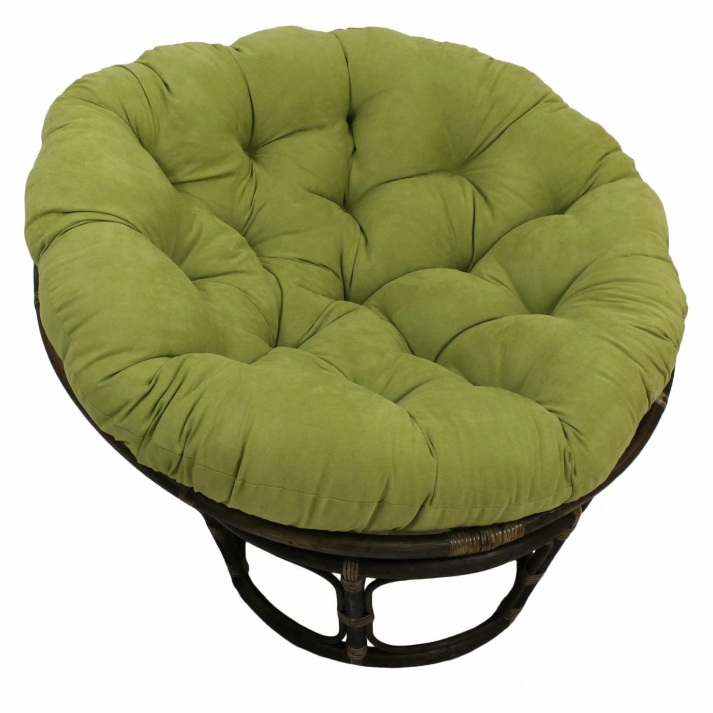 Best Sale โจ Other Accent Chairs International Caravan Papasan Chair With Solid Micro Suede Cushion - 42 In. โค๏ธ - Image 2