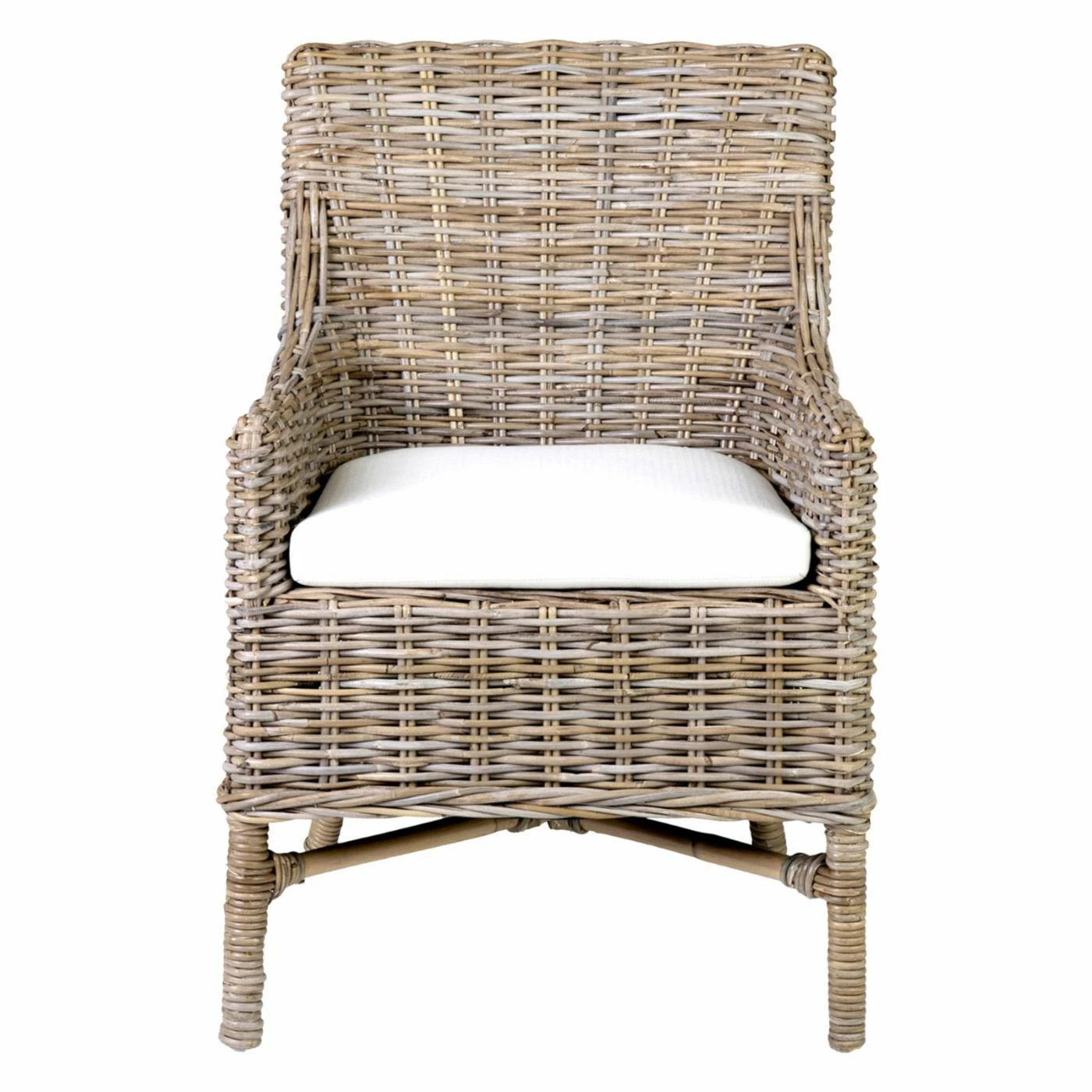 Coupon ๐ Arm Chairs East At Main Barbara Rattan Accent Chair ๐ฏ - Image 2