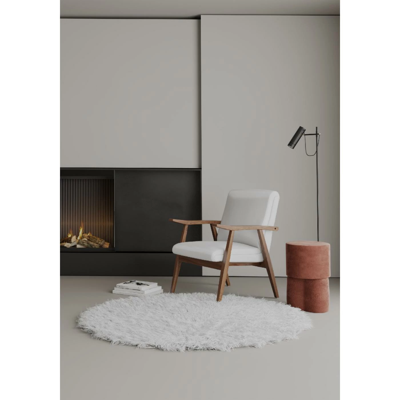 Cheap ๐ Arm Chairs Manhattan Comfort Arch Duke Faux Leather Accent Chair ๐ - Image 2