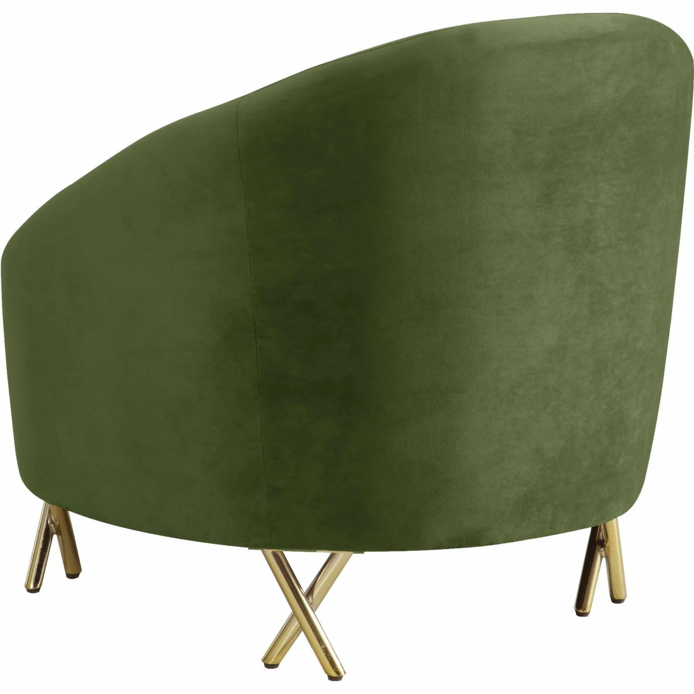 Cheapest ๐ฅ Barrel Chairs Meridian Furniture Inc Serpentine Upholstered Barrel Chair ๐งจ - Image 2