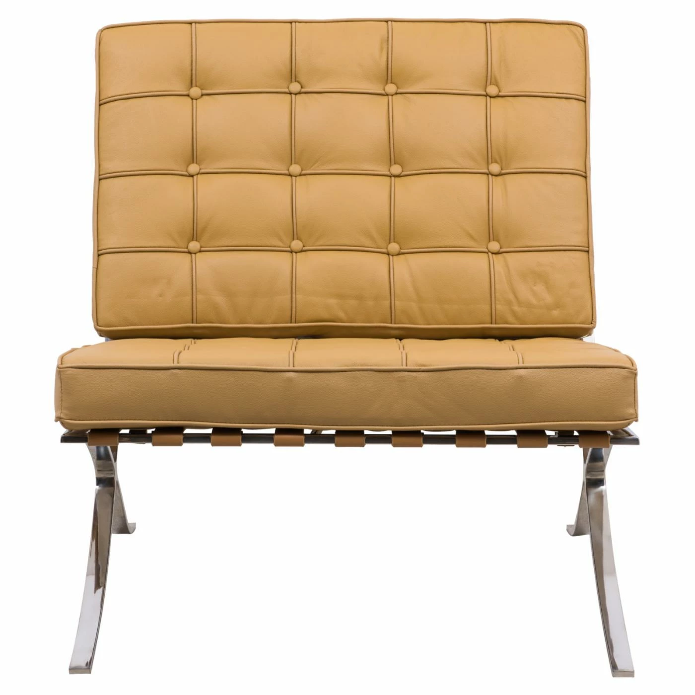 Best deal ๐ Armless Chairs LeisureMod Bellefonte Pavilion Leather Chair And Ottoman ๐ - Image 2