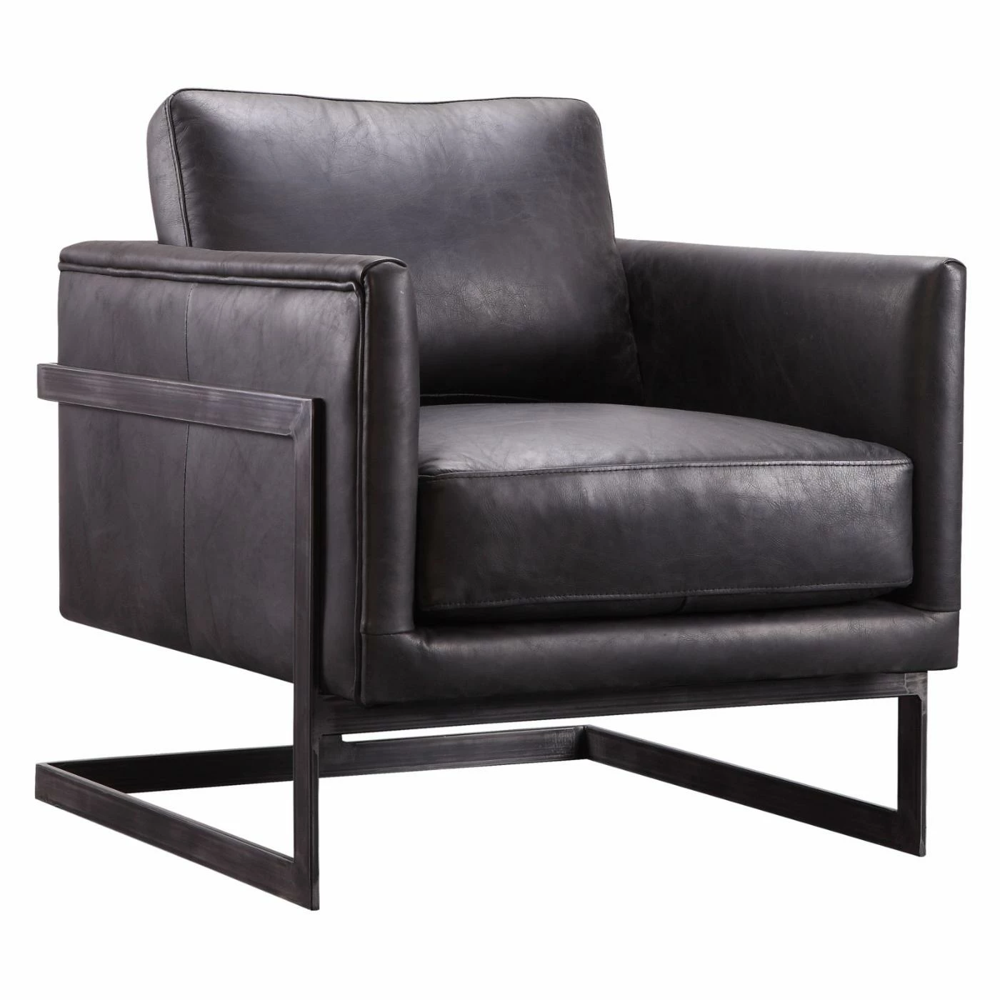 Buy ๐ Arm Chairs Moes Home Collection Luxe Leather Club Chair ๐คฉ - Image 2