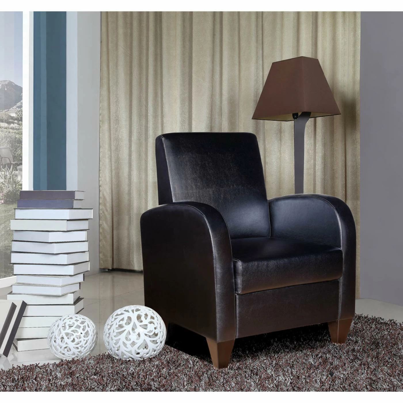 Budget โ Arm Chairs NH Designs Faux Leather Accent Chair ๐คฉ - Image 2