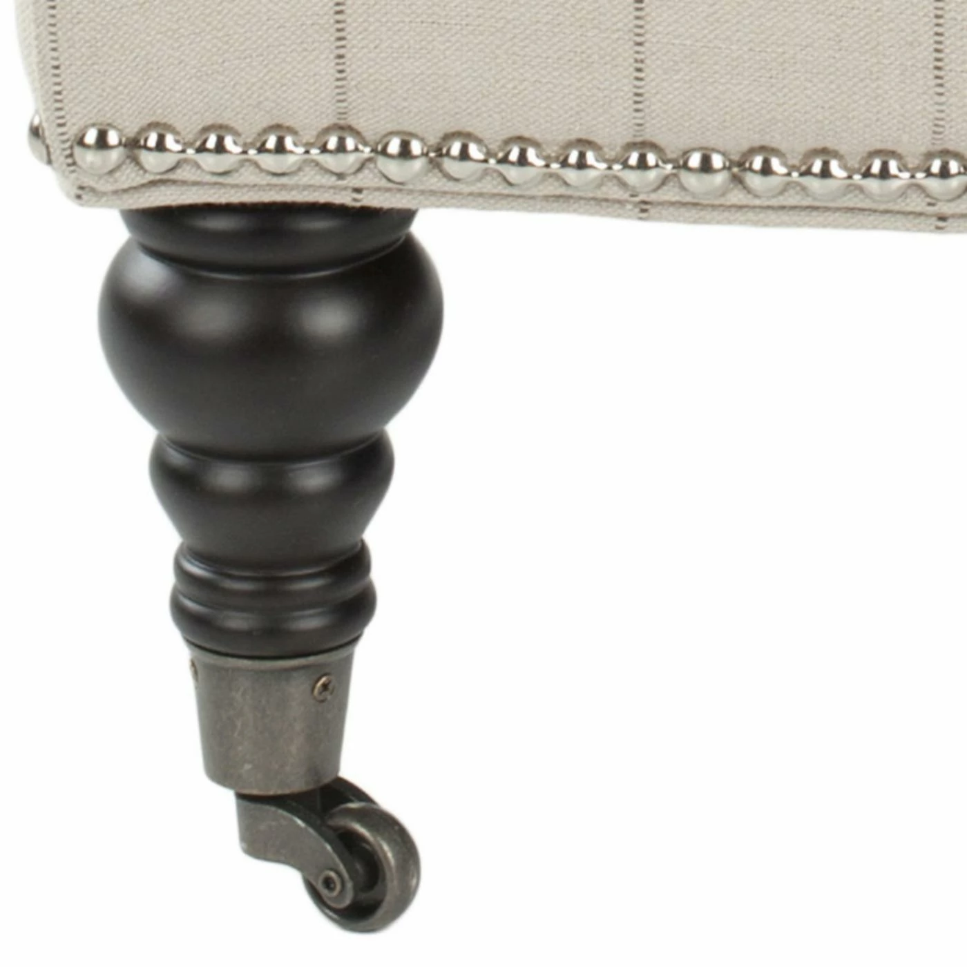 Cheap π Armless Chairs Safavieh Randy Slipper Chair With Beige Stripes β - Image 2