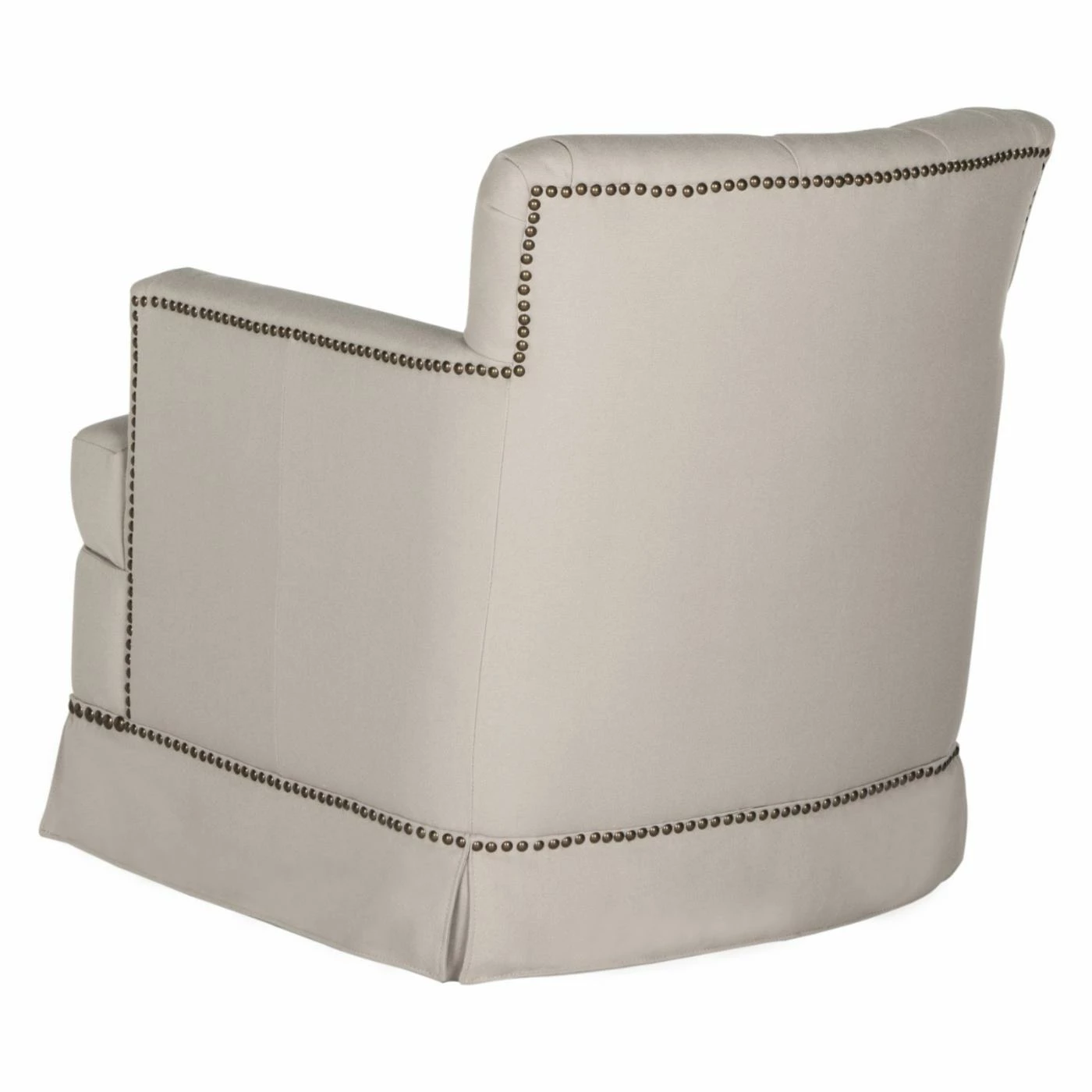 Flash Sale π Arm Chairs Safavieh Millicent Swivel Accent Chair With Brass Nail Heads β - Image 2