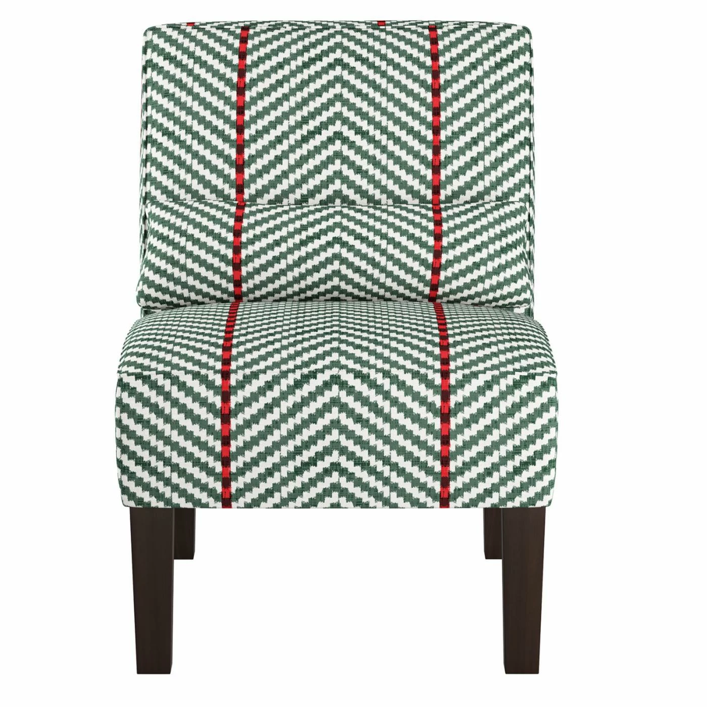 Best reviews of โค๏ธ Armless Chairs Skyline Furniture Broken Twill Evergreen Armless Chair ๐ - Image 2