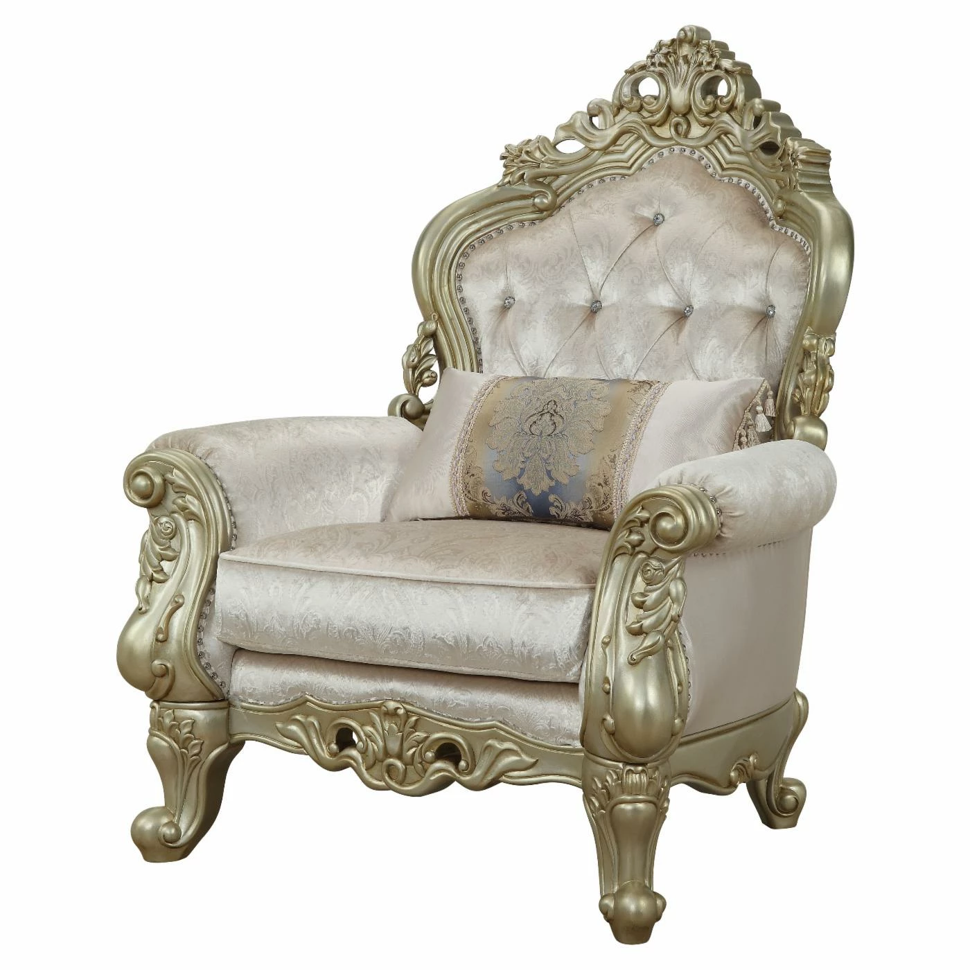 Top 10 ๐ Arm Chairs Acme Furniture Gorsedd Accent Chair With Pillow ๐