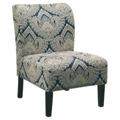 Hot Sale 🥰 Armless Chairs Signature Design By Ashley Honnally Accent Chair - Sapphire 😍