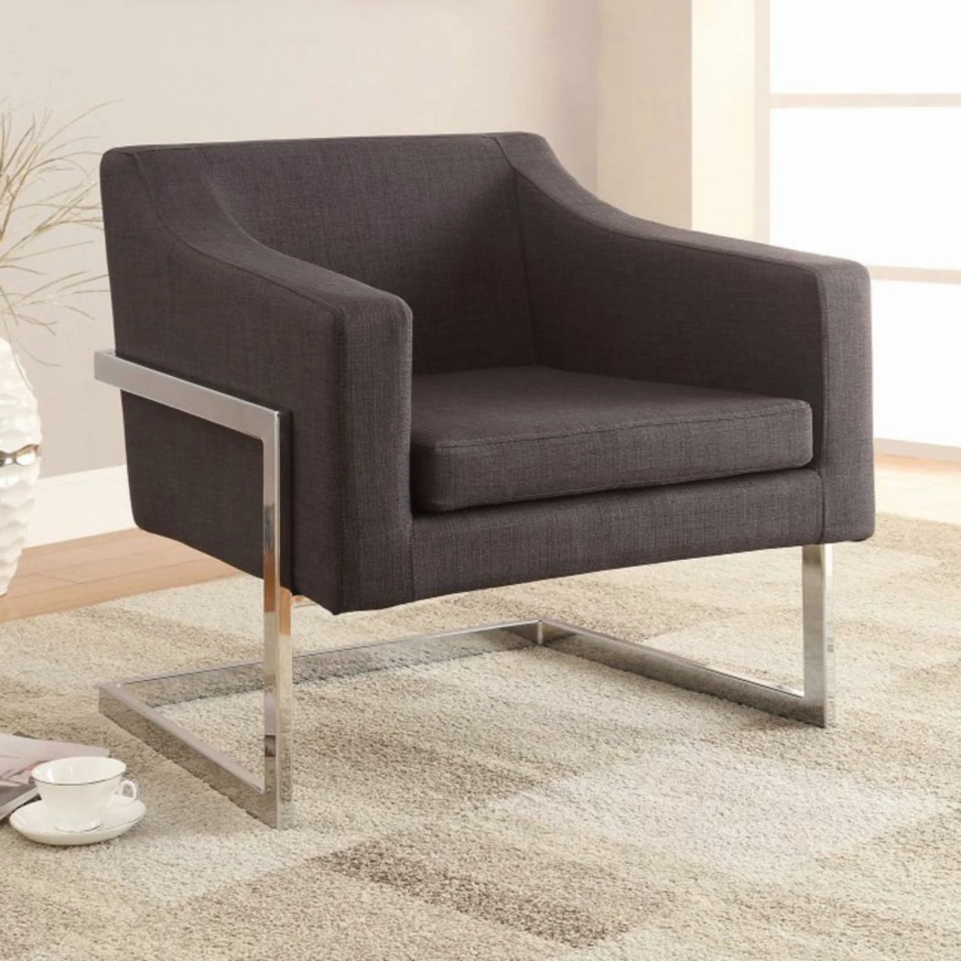 Budget π Arm Chairs Benzara Dapperly Styled Accent Chair βοΈ