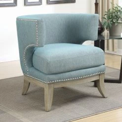 Best deal 😀 Wingback Chairs Benzara Flawlessly Punctuated Accent Chair 🎁