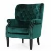Budget 😀 Best Selling Home Arm Chairs Lillie Velvet Club Chair ⌛