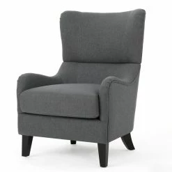 Wholesale 🎁 Best Selling Home Wingback Chairs Jackson Fabric Wingback Sofa Chair ❤️