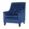 Budget ✔️ Best Selling Home Arm Chairs Jaclyn Velvet Tufted Club Chair 😀