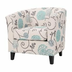 Best Pirce โญ Best Selling Home Arm Chairs Preston Floral Upholstered Club Chair ๐