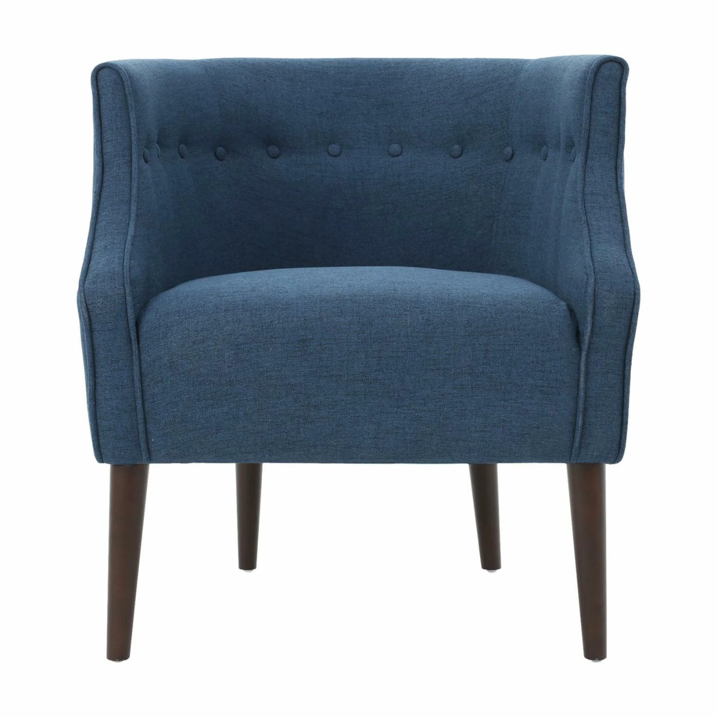 Best Sale โญ Best Selling Home Barrel Chairs Brandi Navy Blue Fabric Club Chair ๐