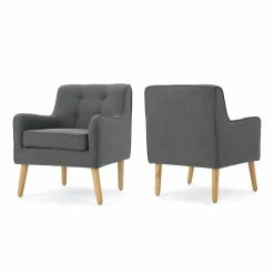 Cheapest 🎉 Best Selling Home Arm Chairs Bellagio Felicity Mid Century Arm Chair - Set Of 2 💯