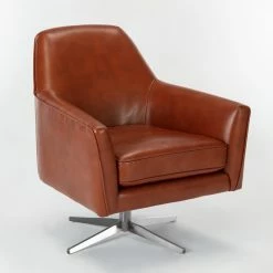 Promo ๐ Arm Chairs Comfort Pointe Phoenix Leather Gel Swivel Armchair ๐