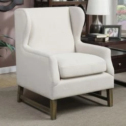 Outlet 🤩 Wingback Chairs Coaster Furniture Farmersville Wingback Chair ⭐