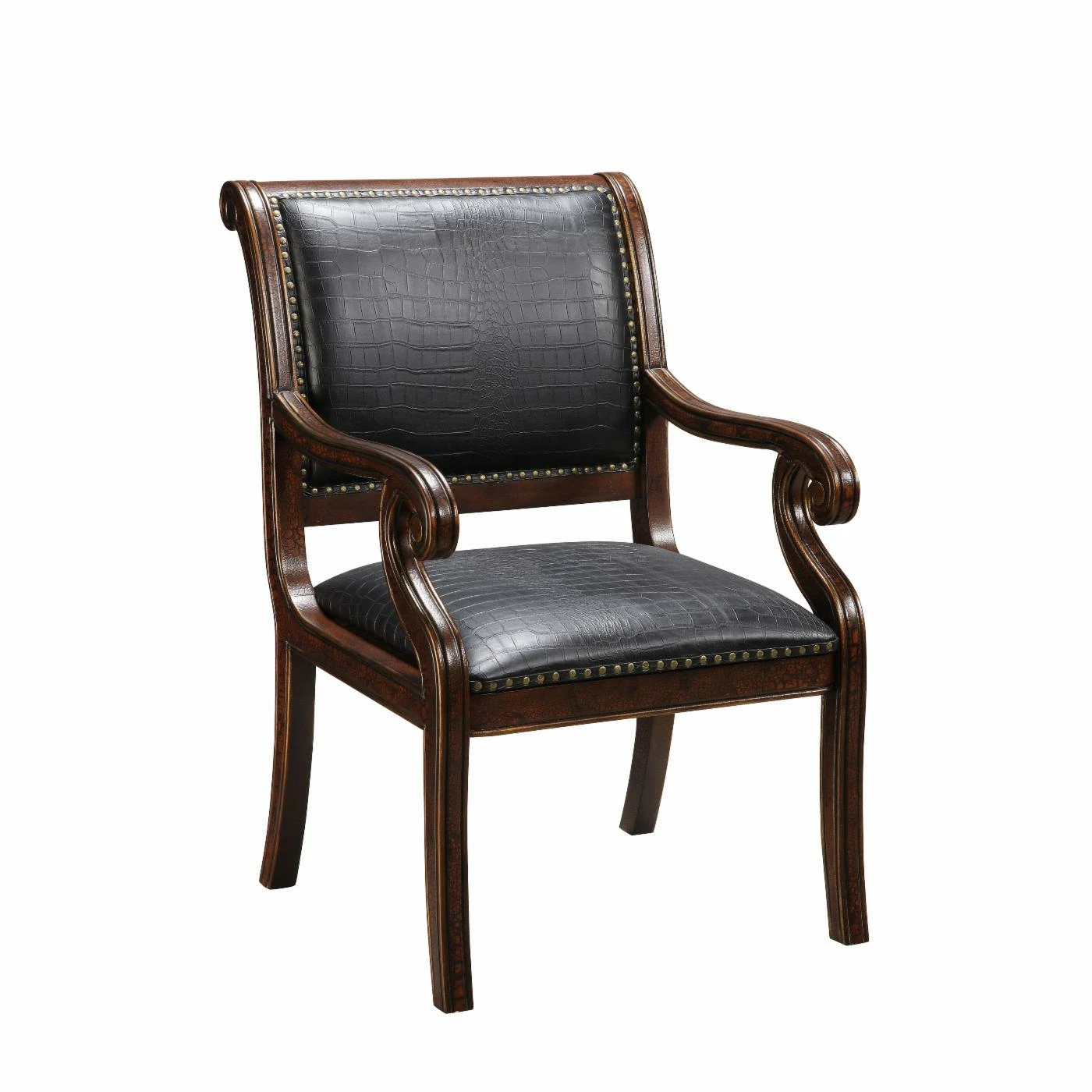 Best deal โญ Arm Chairs Coast To Coast Embossed Alligator Accent Chair ๐