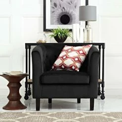 Budget ๐ Barrel Chairs Modway Prospect Velvet Armchair ๐ฅ