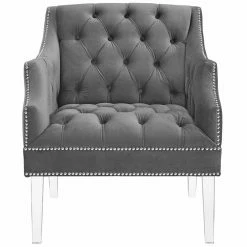 Top 10 🎁 Arm Chairs Modway Proverbial Tufted Button Accent Performance Velvet Arm Chair 🔥