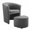 Deals 🎁 Barrel Chairs Modway Divulge Armchair And Ottoman 😀