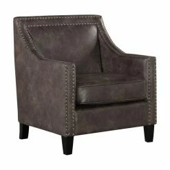 Wholesale 👏 Club Chairs Picket House Furnishings Elly Faux Leather Accent Chair ❤️
