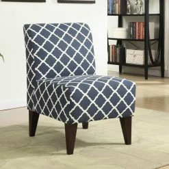 Flash Sale 😍 Picket House Furnishings Armless Chairs Picket House North Geometric Accent Slipper Chair 🤩