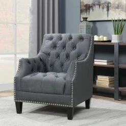 Cheap 😍 Arm Chairs Picket House Furnishings Perry Tufted Arm Chair 🌟