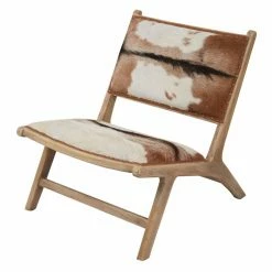 Flash Sale 🥰 Dimond Home Armless Chairs ELK Lighting Goatskin Leather Lounger ✨