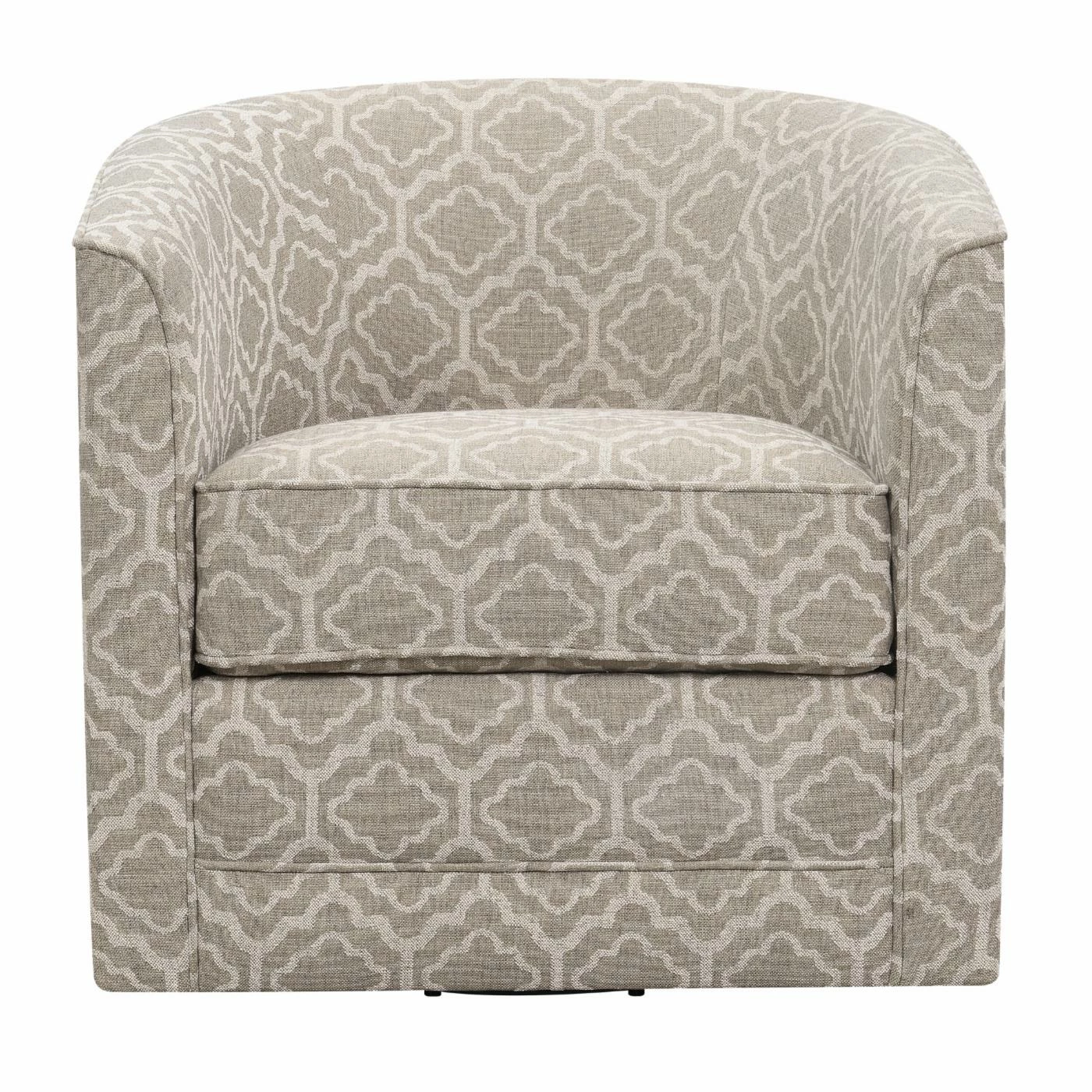 Coupon ๐ Wallace & Bay Barrel Chairs Wallace & Bay Little Graphic Fabric Swivel Accent Chair ๐ฏ