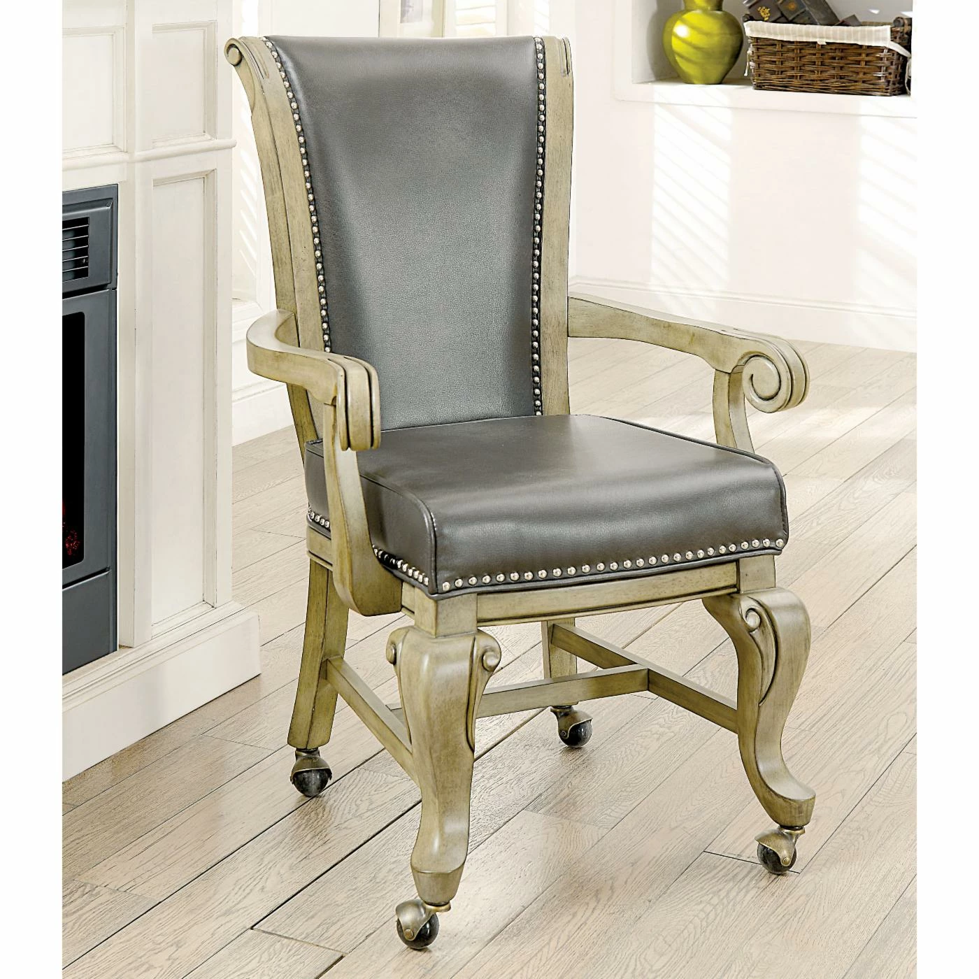 Flash Sale π Arm Chairs Furniture Of America Regan Contemporary Style Leatherette Arm Chair π