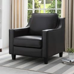 Buy โญ Arm Chairs Furniture Of America Barry Breathable Leatherette Accent Chair ๐ฅฐ