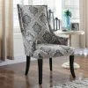 Best deal 😉 Arm Chairs Best Master Furniture Audrey Gray Damask Fabric Living Room Accent Chair 👏