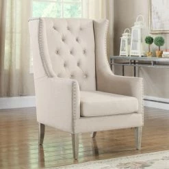Brand new 🧨 Wingback Chairs Best Master Furniture Jescee Executive Style Wingback Chair ⭐