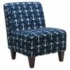 Hot Sale 🌟 Armless Chairs Fox Hill Penelope Armless Slipper Chair - Sailor Anchor Print 🧨